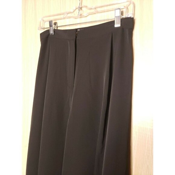 Fashion Nova For Cardi B Womens NWOT Black Super Wide Leg Pants Small - Picture 5 of 9